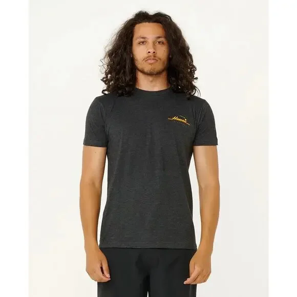 Rip Curl Men's T-Shirt Hawaii Five-O Premium Soft Heather Short Sleeve Tee - Picture 3 of 3